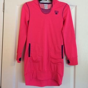 Girls Nike Sweatshirt Dress Sz L