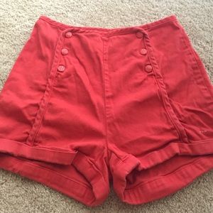 High waisted shorts