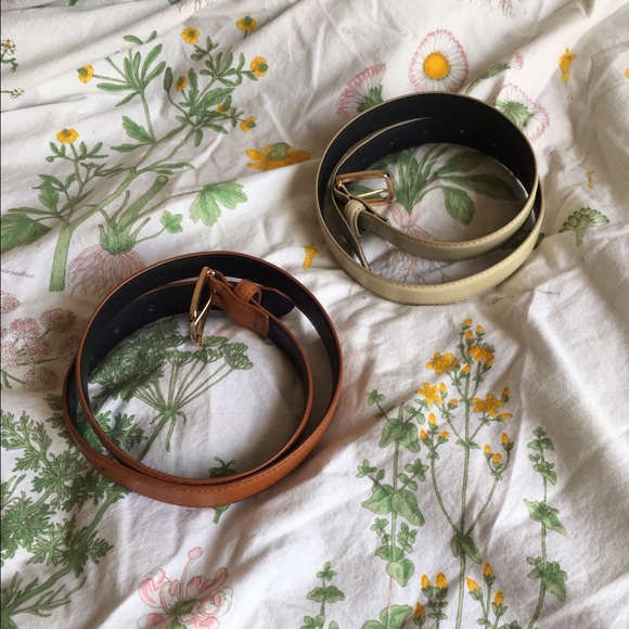 💌SOLD💌 American Apparel Leather Belts