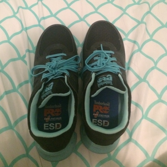 Timberland pro steel toe work shoes