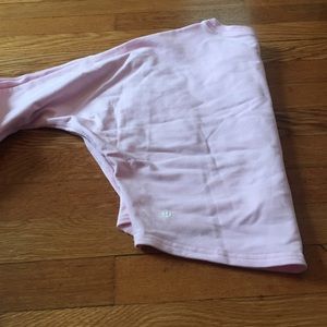 NWOT light pink lululemon cropped shirt