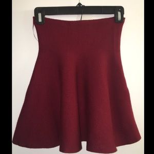 NEW- ZARA knit collection skirt.