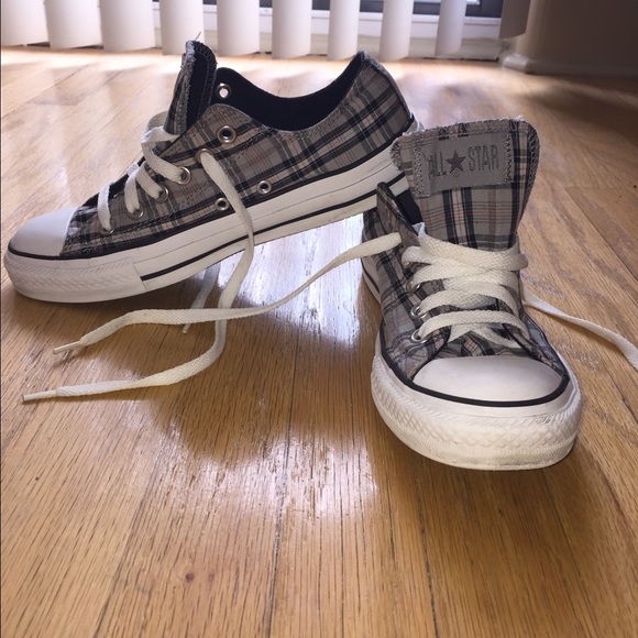 Low top plaid Converse