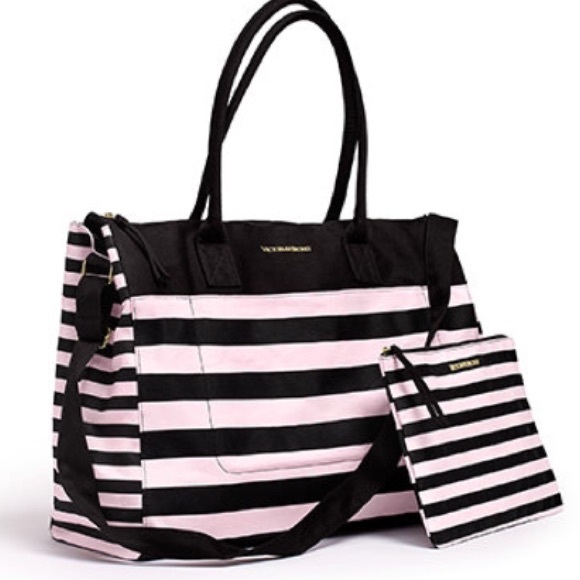 Victoria's Secret weekender tote bag