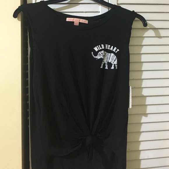 Black tank top