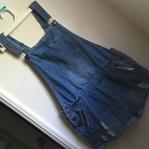 Denim overalls