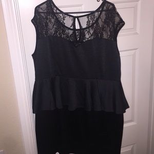 Lace Top Dress