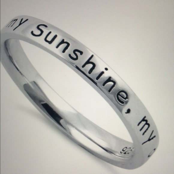 "You are My Sunshine, My Only Sunshine" Ring