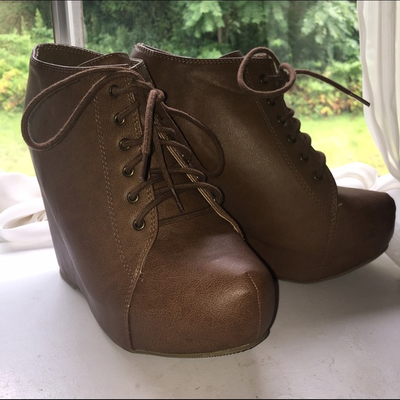 5" Brown Wedges 👠