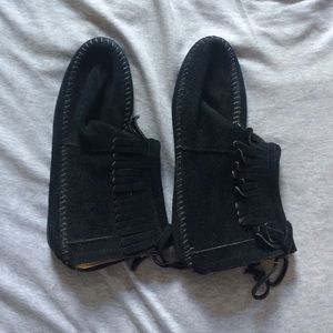 Suede Moccasin Booties