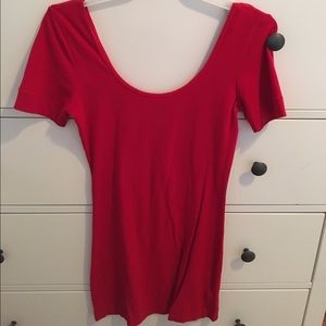 Red bodycon dress