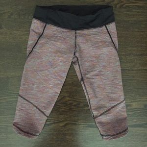 Lululemon multicolored crop pant