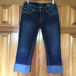 Suki Capri Silver Jeans