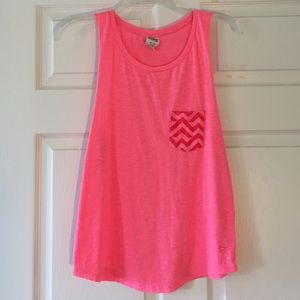 *ONE DAY SALE* PINK Pocket Tank