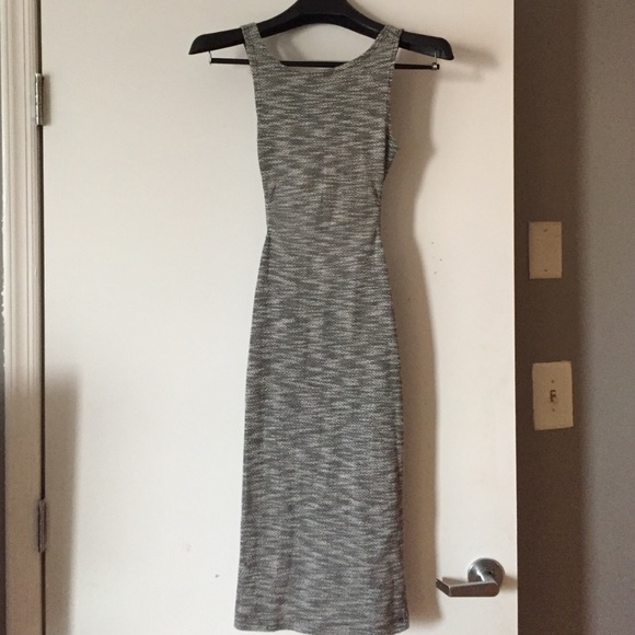 Gray spandex dress