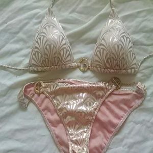 Victoria's Secret foil triangle bikini