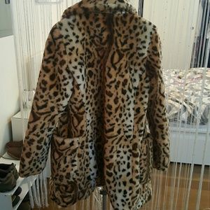 Leopard Fur Guess Coat Guess Faux wy8ONmn0v