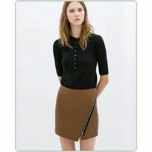 Zara faux leather skirt NWOT
