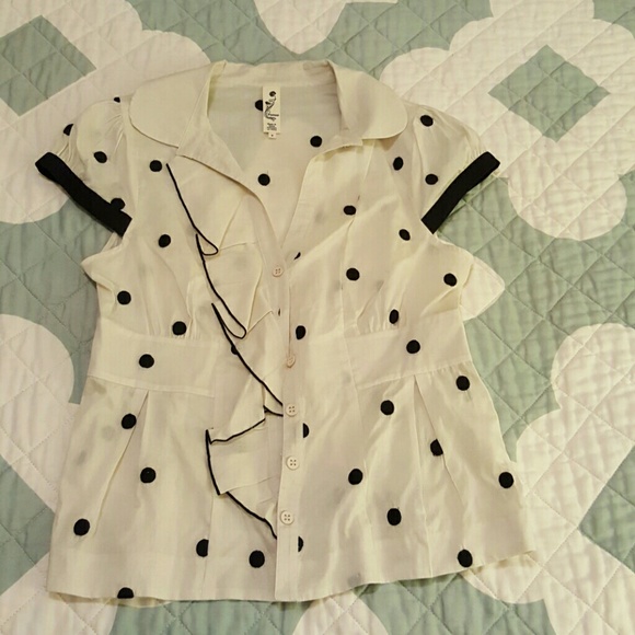 Anthropologie by Floreat Rhythmic Blouse NWOT