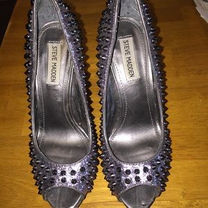 Gray Steve Madden Heels