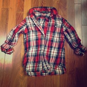 Ralph Lauren Red Plaided Flannel