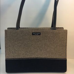 ♠️ Kate Spade Tweed & Wool Satchel Purse