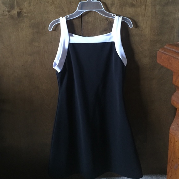 Classic Black & White Dress