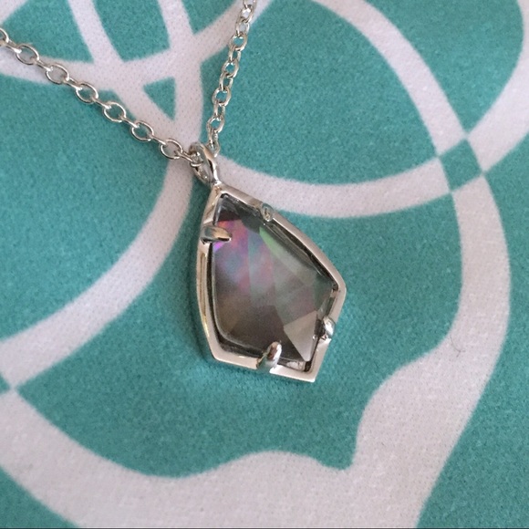 NWT Kendra Scott Cory Black Pearl Necklace - Picture 2 of 3