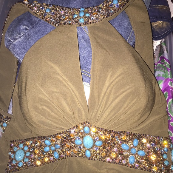 Tony bowls size 4 pageant gown new - Picture 4 of 4