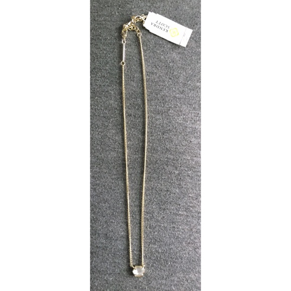 NWT Kendra Scott Mabel Gold Ivory Pearl Necklace - Picture 4 of 4