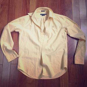 Light Yellow Ralph Lauren Button Down