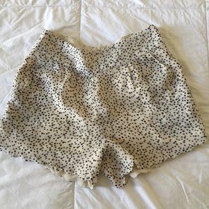 Lucca Couture Nude Polka Dot Shorts