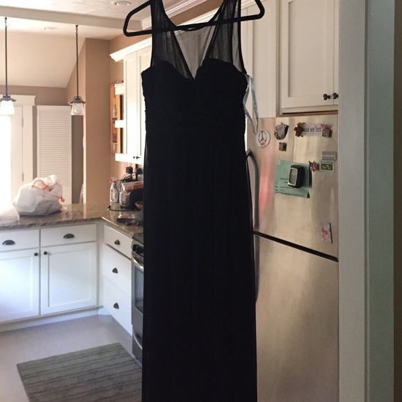 David's bridal floor length dress
