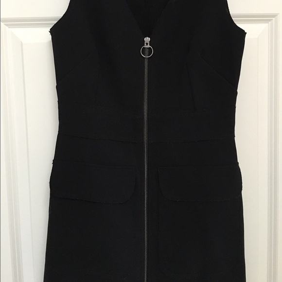 Topshop Zip Up Utility Dress - Picture 3 of 4