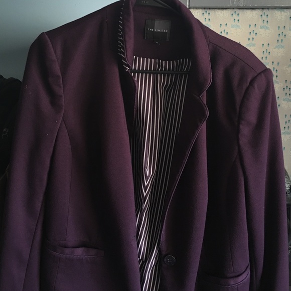 Purple blazer from limited