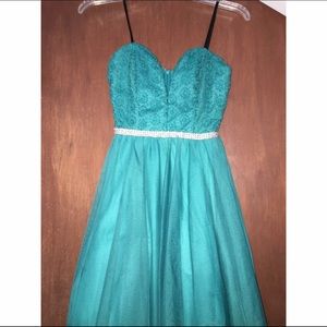 Strapless Homecoming Dress