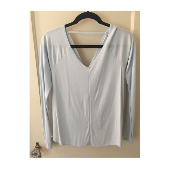 Blue Abercrombie Warm up shirt