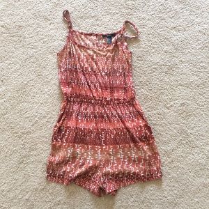 NWOT Burnt Red Romper