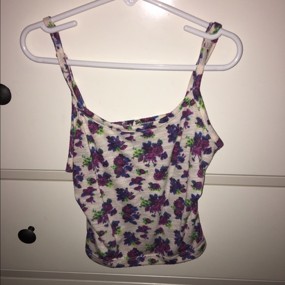 Cropped floral tank - Picture 1 of 1