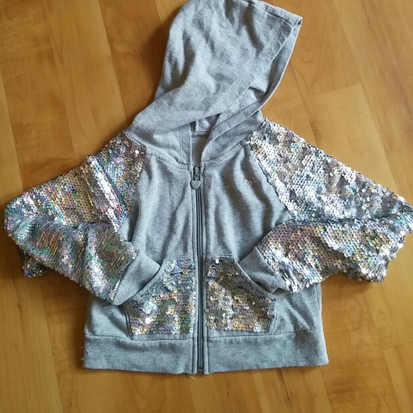 Sequined hoody