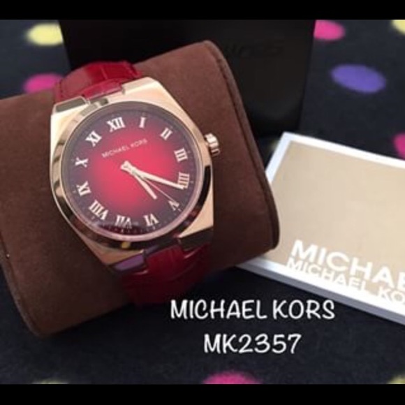 Michael Kors "Channing" Red Watch MK2357