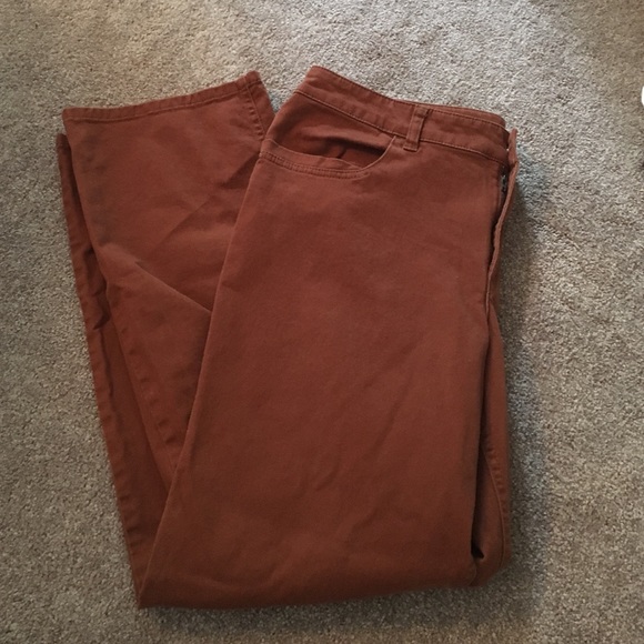 Burnt orange pants