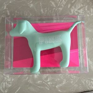 Pink collectible dog