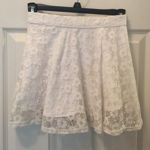 Abercrombie lace skater skirt