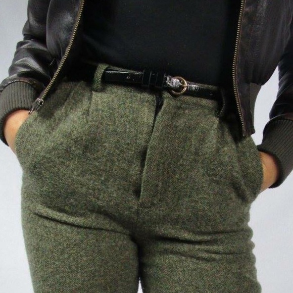 Vintage wool LL Bean Capris - Picture 2 of 4