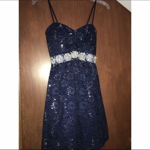 Homecoming Dress with Sequins