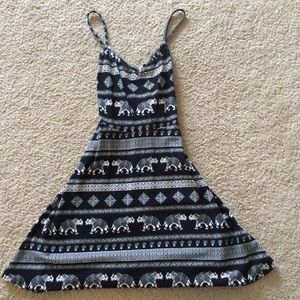 NWOT F21 Elephant Boho Dress