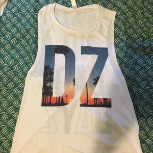 Delta Zeta white tank