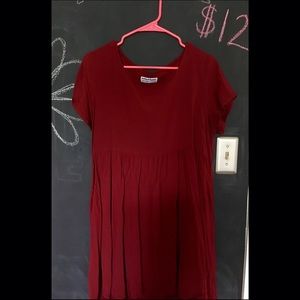 Maroon American Apparel dress