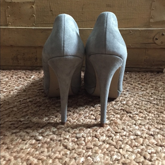 NWOB ASOS PARLOUR SAGE SUEDE LEATHER PUMPS HEELS 9 - Picture 8 of 8